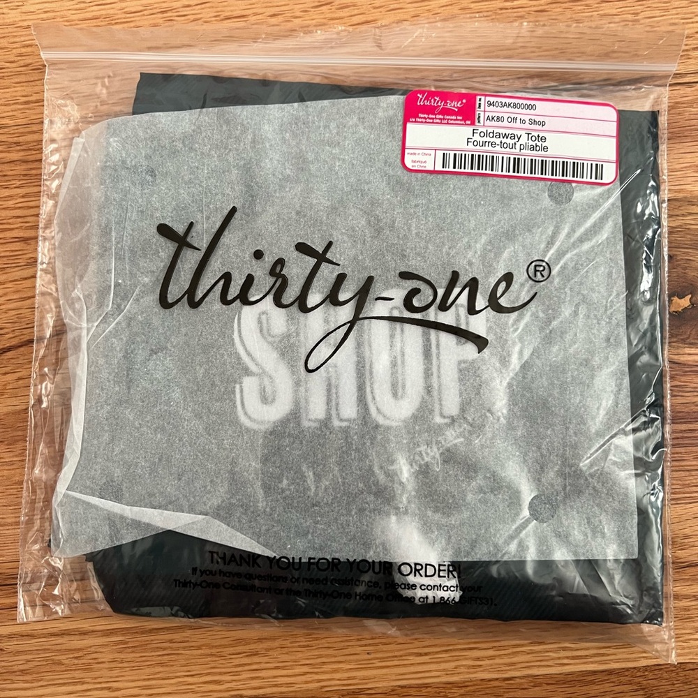 Thirty-One Foldaway Tote